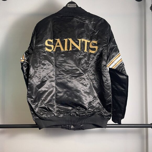 Starter New Orleans Saints satin jacket size L - Picture 2 of 3